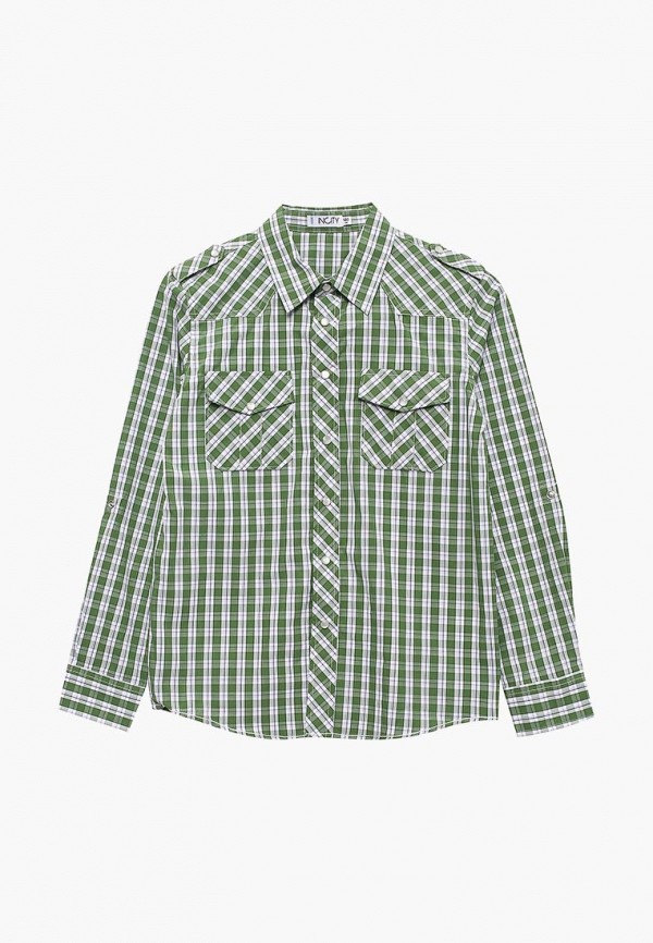 Рубашка для мальчика Incity цвет зеленый 