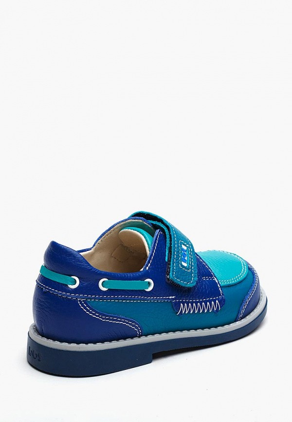 Туфли для мальчика BOS Baby Orthopedic Shoes цвет голубой  Фото 3