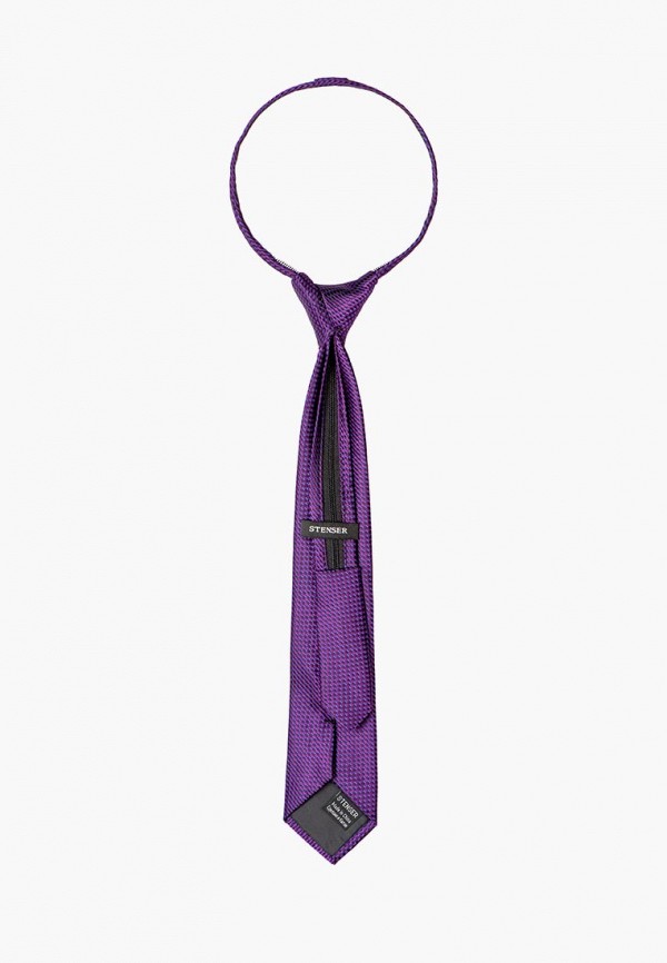 Детский галстук Stenser цвет фиолетовый  Фото 2