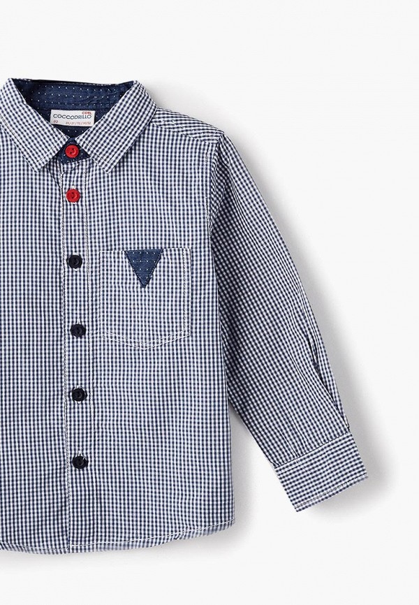 Рубашка для мальчика Coccodrillo цвет синий  Фото 3