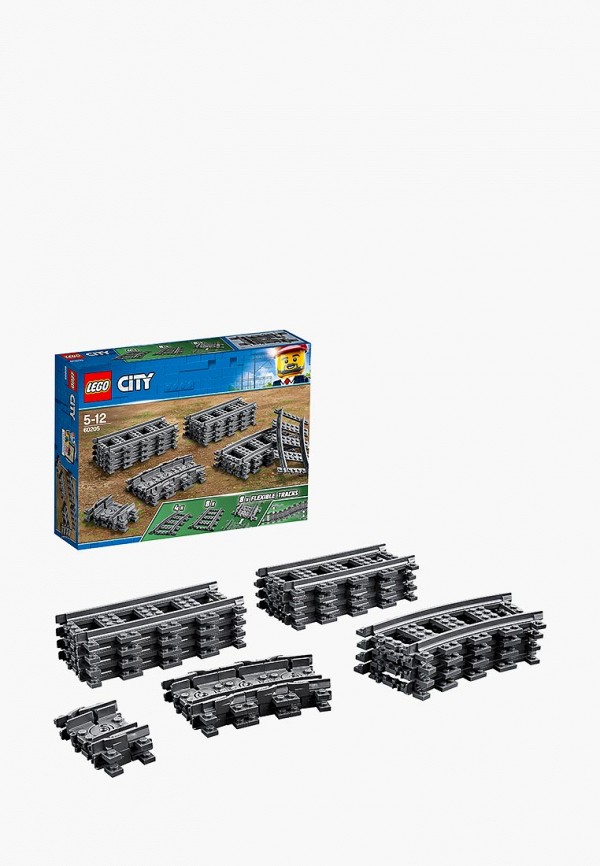 

Конструктор City LEGO, Разноцветный, Рельсы 60205