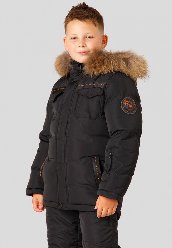 Куртка для мальчика утепленная Finn Flare цвет черный  Фото 5