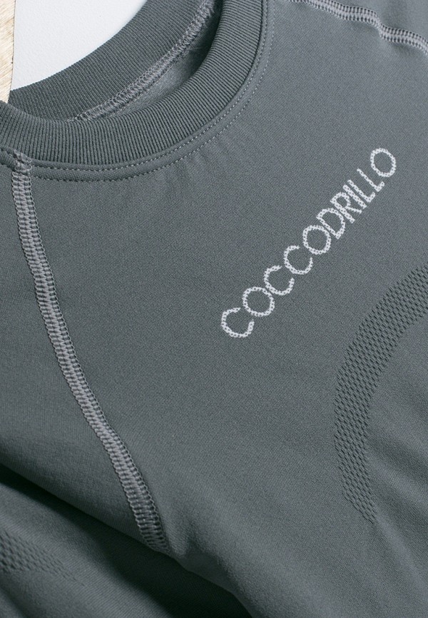 Лонгслив для мальчика Coccodrillo цвет серый  Фото 3