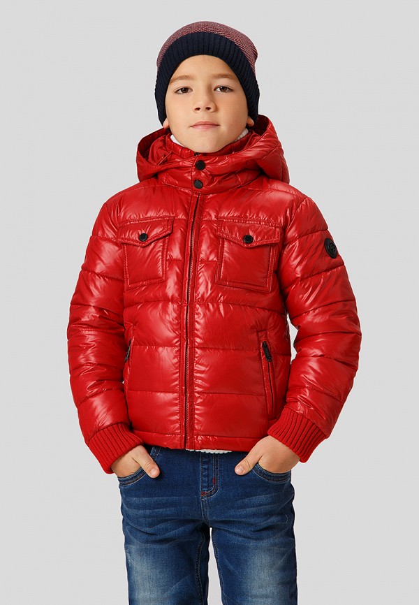 Куртка для мальчика утепленная Finn Flare цвет красный  Фото 3