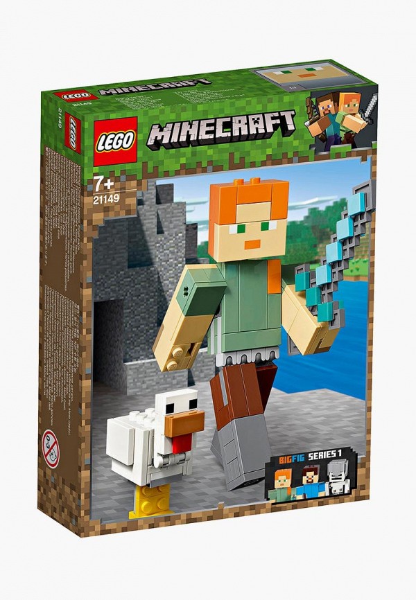 

Конструктор Minecraft LEGO, Разноцветный, 21149