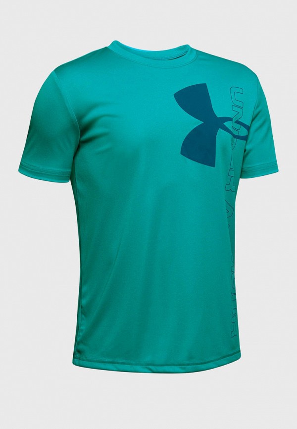 

Футболка спортивная Under Armour, Бирюзовый, Split Logo Hybrid Short Sleeve
