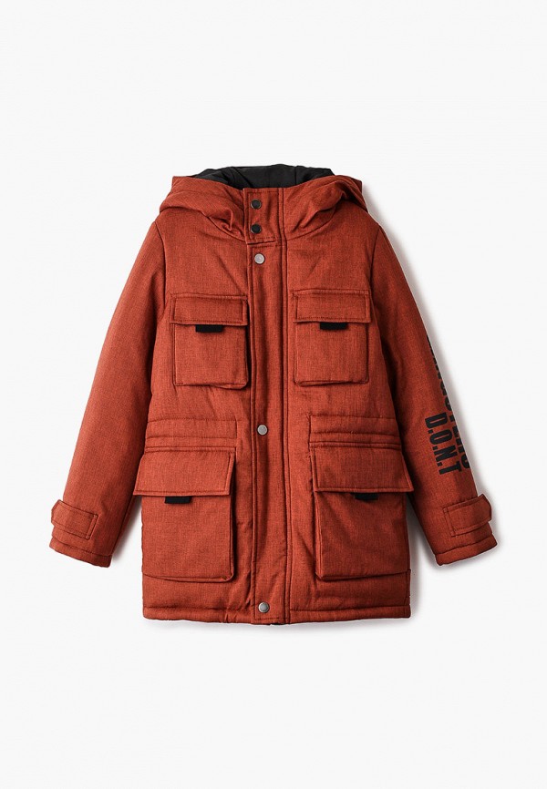 Куртка для мальчика утепленная RionaKids цвет оранжевый 