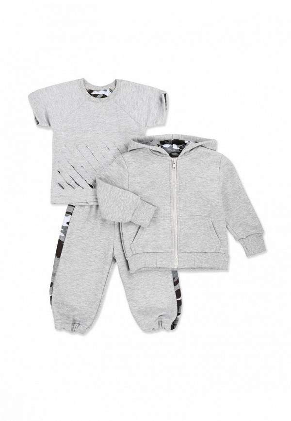 

Толстовка, футболка и брюки Beverly Kids, Серый