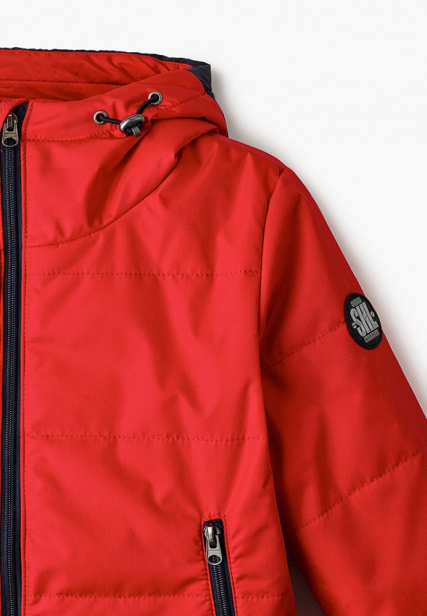 Куртка для мальчика утепленная Шалуны цвет красный  Фото 3