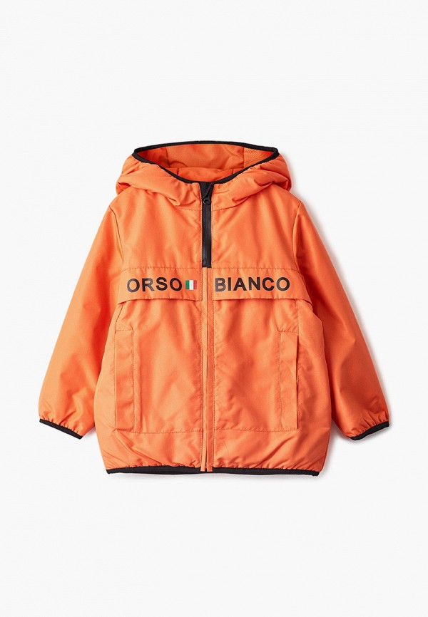 Куртка для мальчика утепленная Orso Bianco цвет оранжевый 