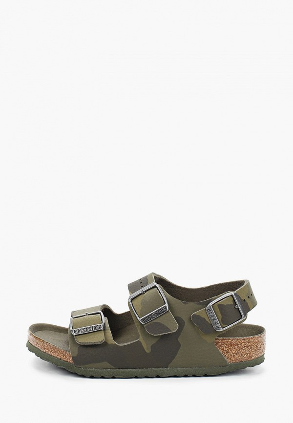 

Сандалии Birkenstock, Хаки, Milano Kids BF Desert Soil Camo Green N