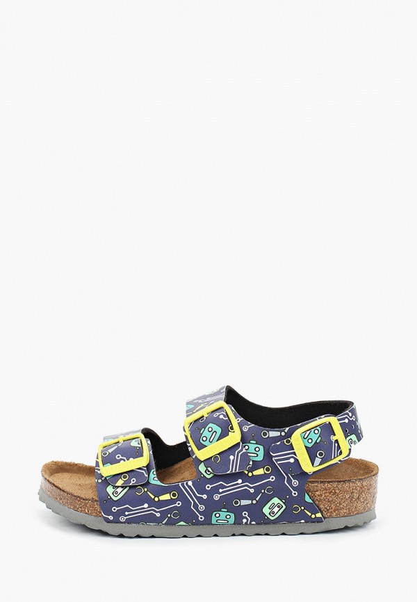 

Сандалии Birkenstock, Синий, Milano Kids BFDD Robots Blue R