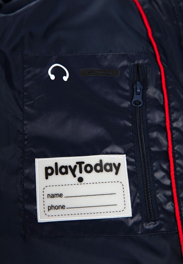 Куртка утепленная PlayToday синий, размер 134, фото 3
