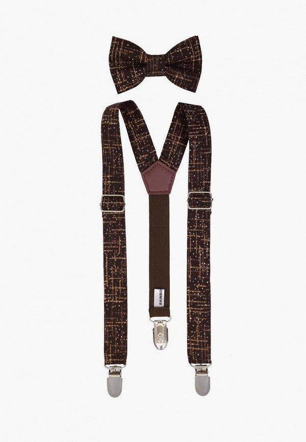 

Бабочка и подтяжки Rainbowtie, Коричневый