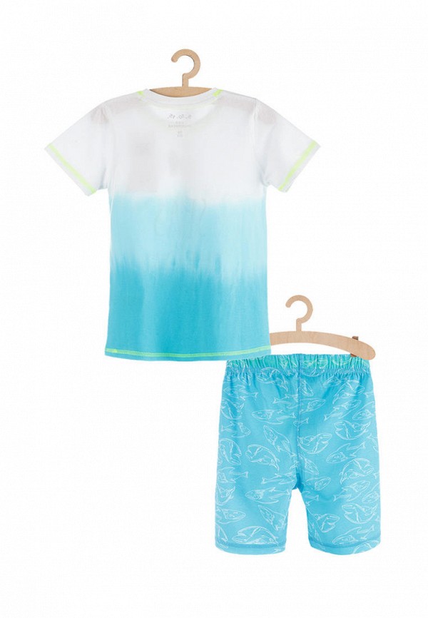 Пижама для мальчика 5.10.15 цвет голубой  Фото 2
