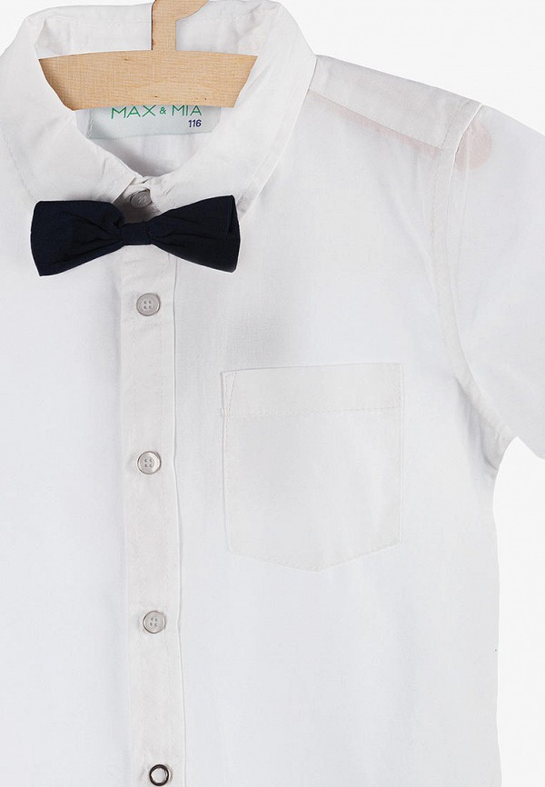 Рубашка для мальчика 5.10.15 цвет белый  Фото 2