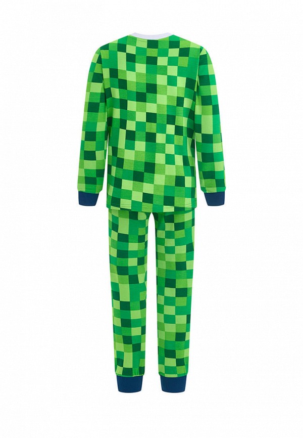 Пижама для мальчика Juno цвет зеленый  Фото 2
