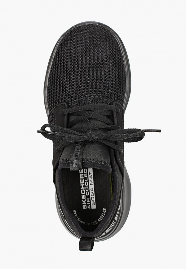Кроссовки для мальчика Skechers цвет черный  Фото 4