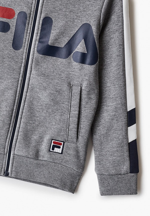 Толстовка для мальчика Fila цвет серый  Фото 3