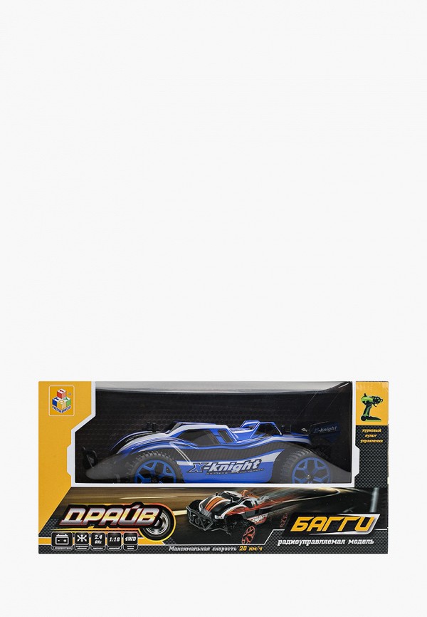 

Игрушка радиоуправляемая 1Toy, Синий, Драйв, машина на р/у