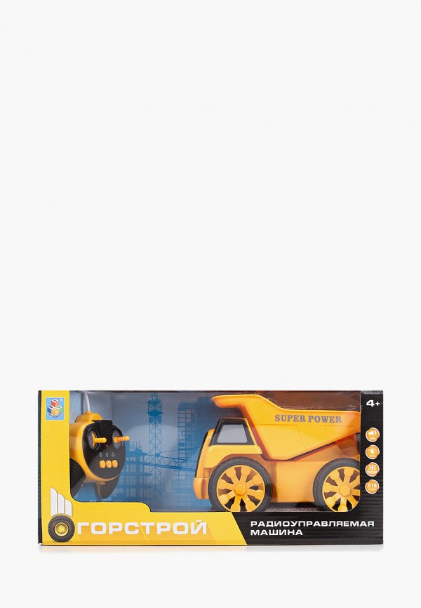 

Игрушка радиоуправляемая 1Toy, Желтый, горстрой самосвал
