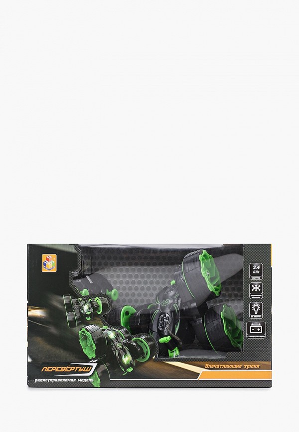 

Игрушка радиоуправляемая 1Toy, Разноцветный, трюковая машина-перевертыш