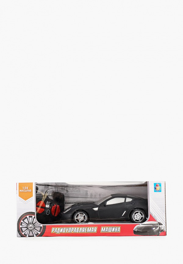 

Игрушка радиоуправляемая 1Toy, Черный, toy, Спортавто на р/у, масштаб 1:24