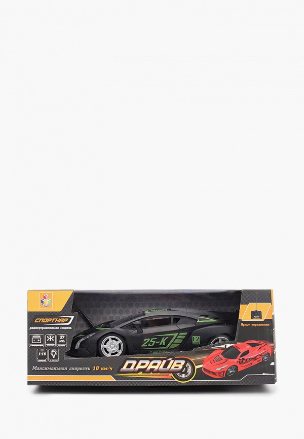 

Игрушка радиоуправляемая 1Toy, Черный, масштаб 1:16
