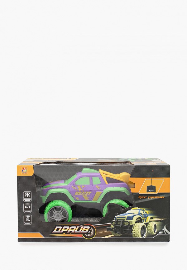 

Игрушка радиоуправляемая 1Toy, Разноцветный, 1toy Драйв Внедорожник на радиоуправлении, масштаб 1:18