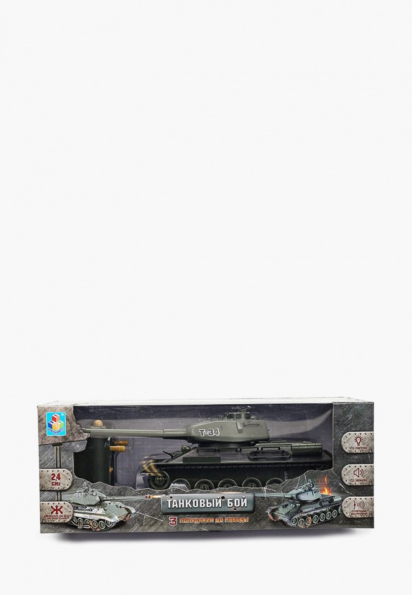 

Игрушка радиоуправляемая 1Toy, Хаки, Взвод танк