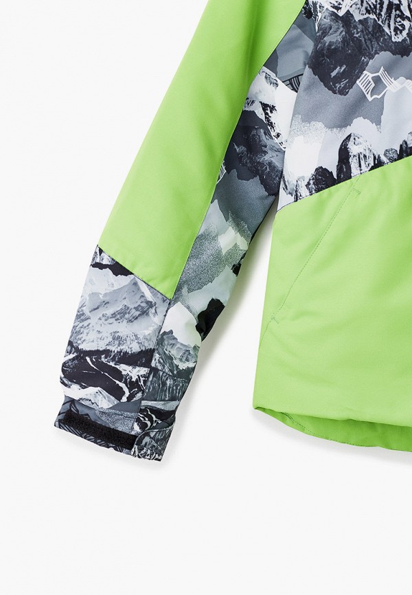 Куртка для мальчика горнолыжная Glissade цвет зеленый  Фото 3