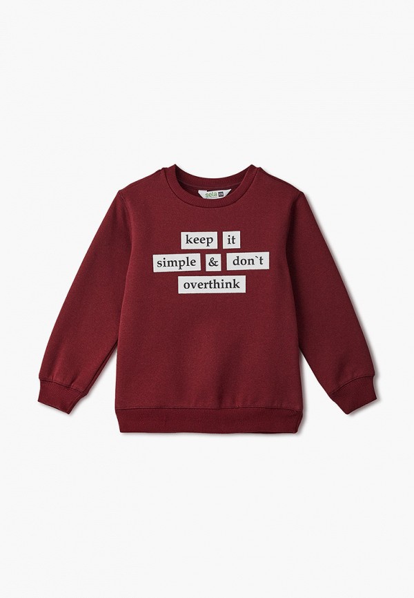 

Свитшот Sela, Бордовый, Exclusive online