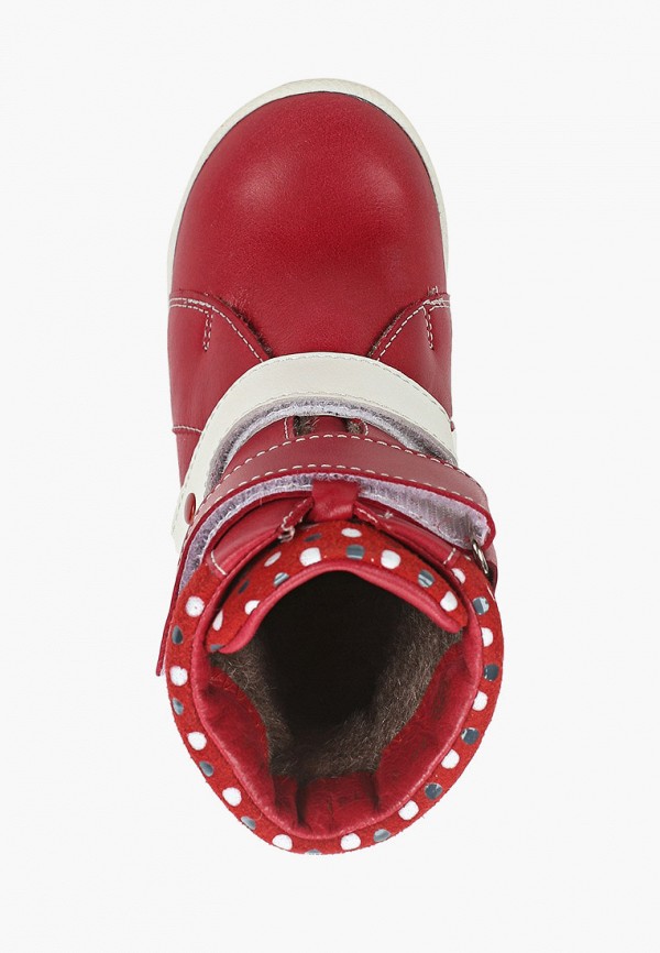 Ботинки для мальчика Shagovita цвет красный  Фото 4