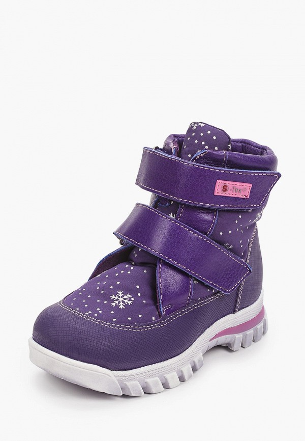 Ботинки для мальчика Shagovita цвет фиолетовый  Фото 3
