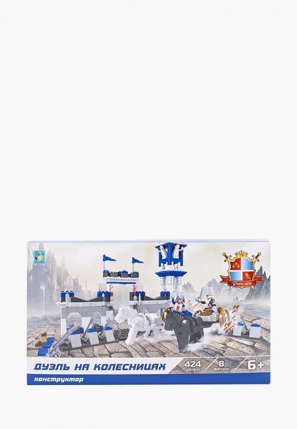 

Конструктор 1Toy, Разноцветный, "РЫЦАРИ, дуэль на колесницах"