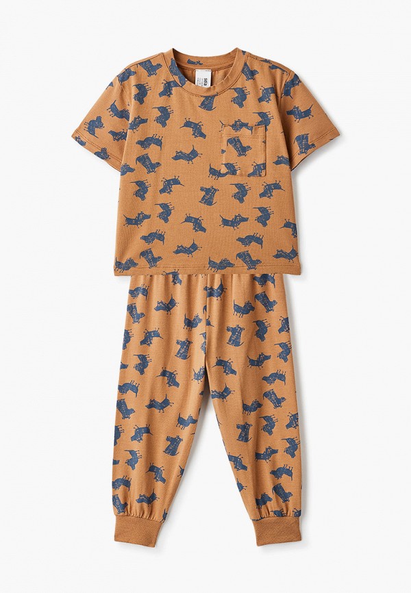 Пижама для мальчика Sela цвет коричневый 