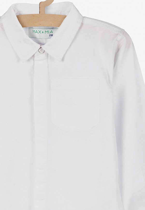 Рубашка для мальчика 5.10.15 цвет белый  Фото 2