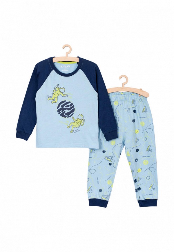 Пижама для мальчика 5.10.15 цвет голубой 