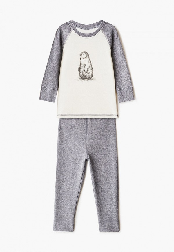 Пижама для мальчика Наша Мама цвет серый 