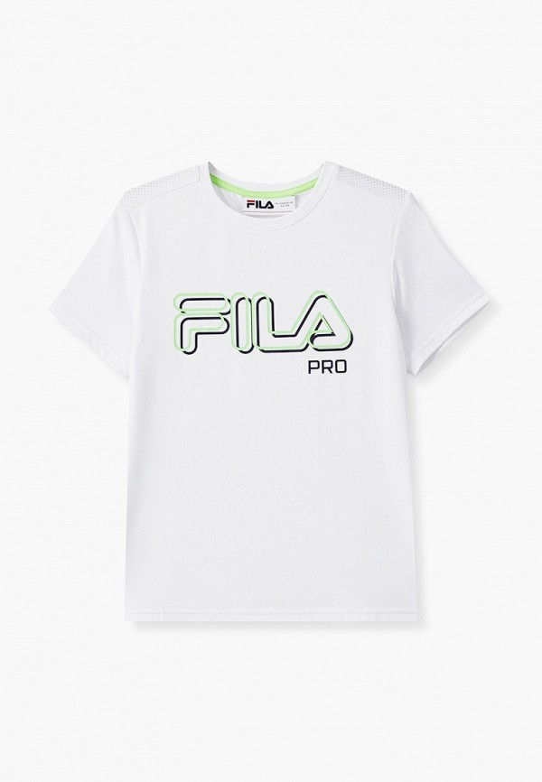 Футболка для мальчика спортивная Fila цвет белый 