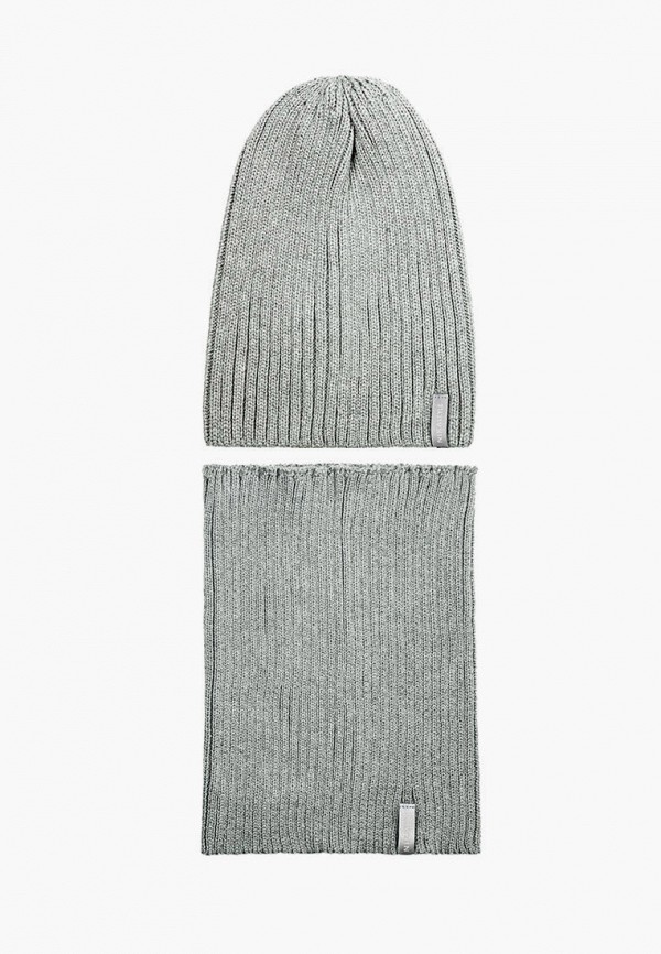 

Шапка и снуд Nikastyle, Серый