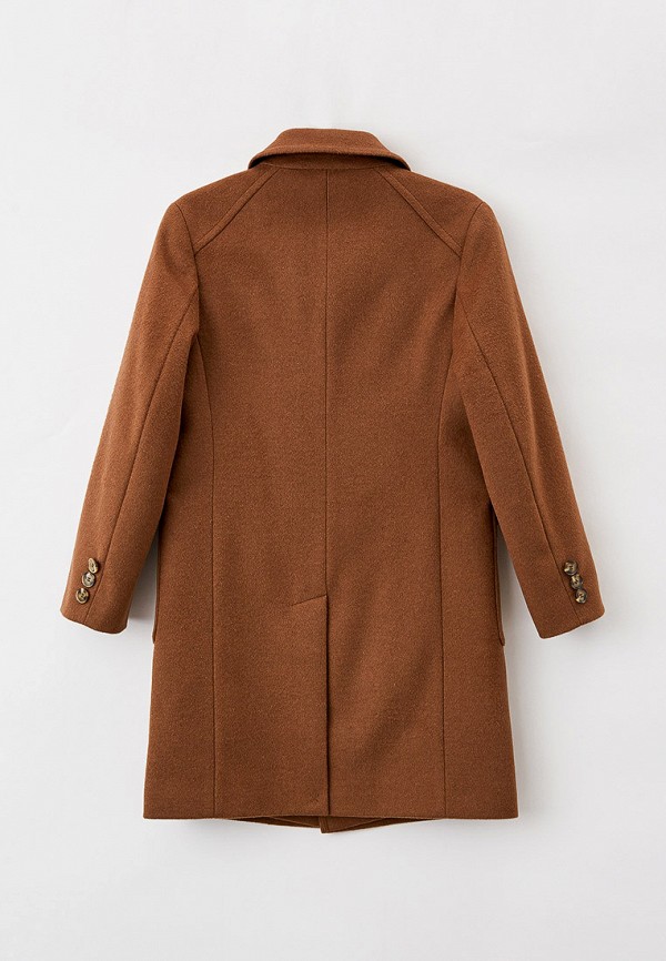 Пальто для мальчика Smith's brand цвет коричневый  Фото 2