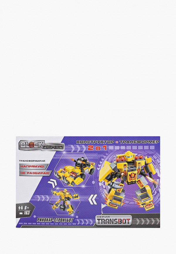

Конструктор 1Toy, Разноцветный, "Ринокар-Стронгбот"