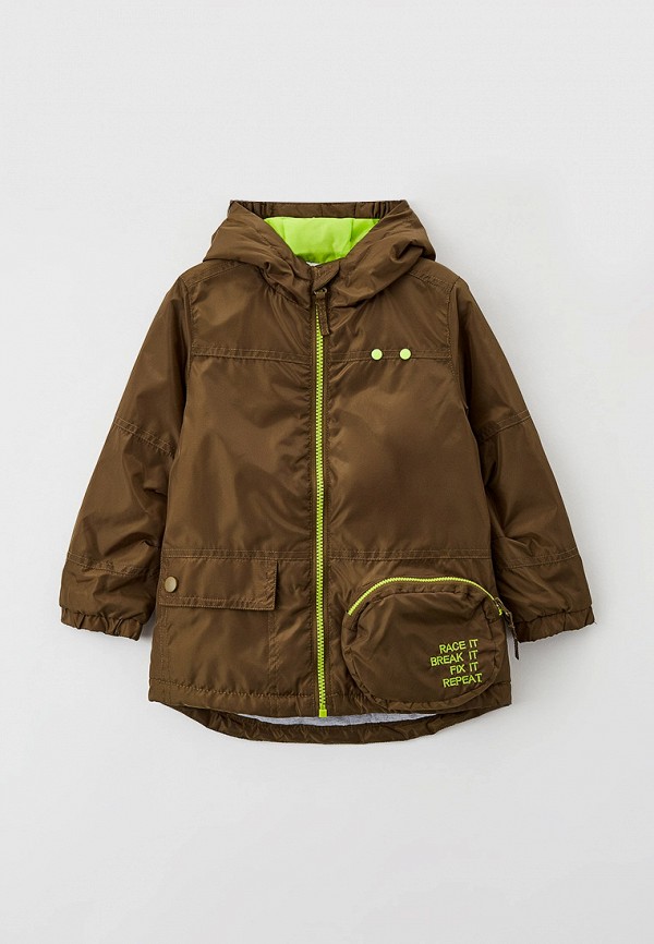 Куртка для мальчика утепленная Coccodrillo цвет хаки  Фото 1