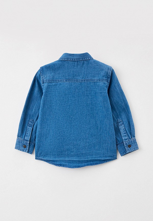 Рубашка для мальчика джинсовая Coccodrillo цвет синий  Фото 2