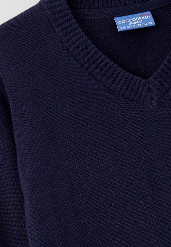 Пуловер для мальчика Coccodrillo цвет синий  Фото 3
