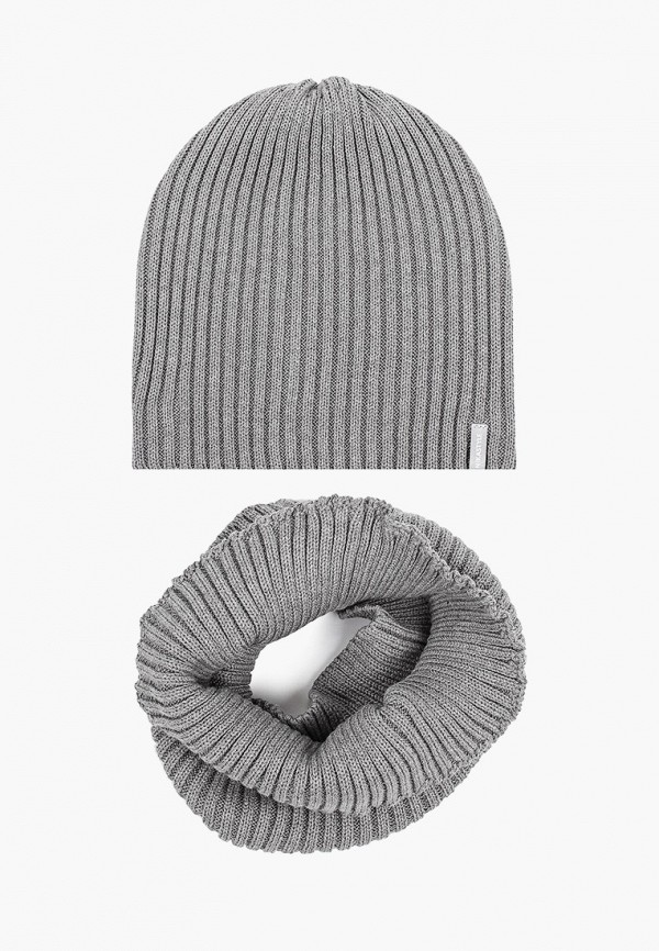 

Шапка и снуд Nikastyle, Серый