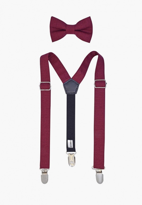 

Бабочка и подтяжки Rainbowtie, Бордовый