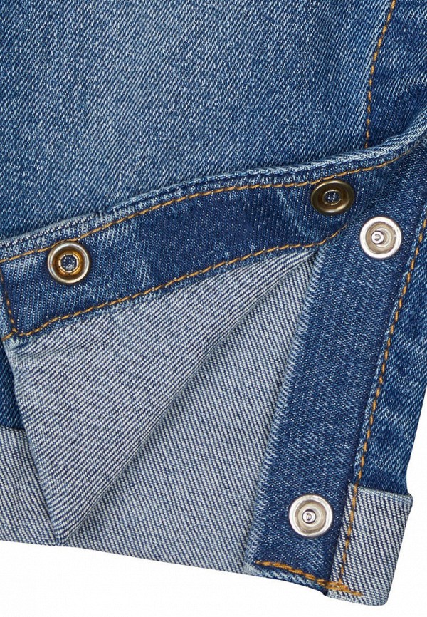 Детский комбинезон джинсовый Mothercare цвет голубой  Фото 4