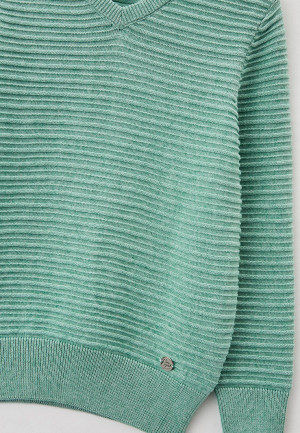 Пуловер для мальчика Снег Идёт цвет зеленый  Фото 3